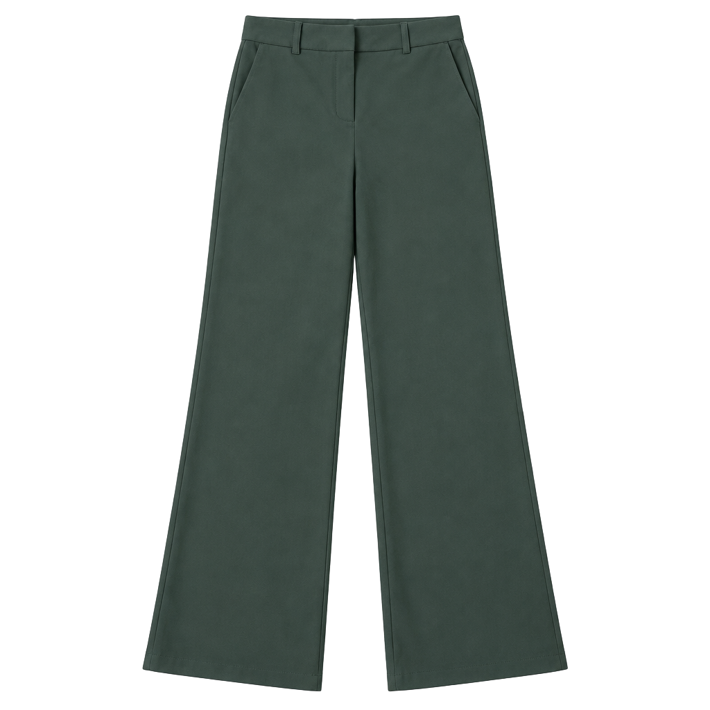 Christian Siriano Dress Pants Size 2 Green Nylon Spandex 1