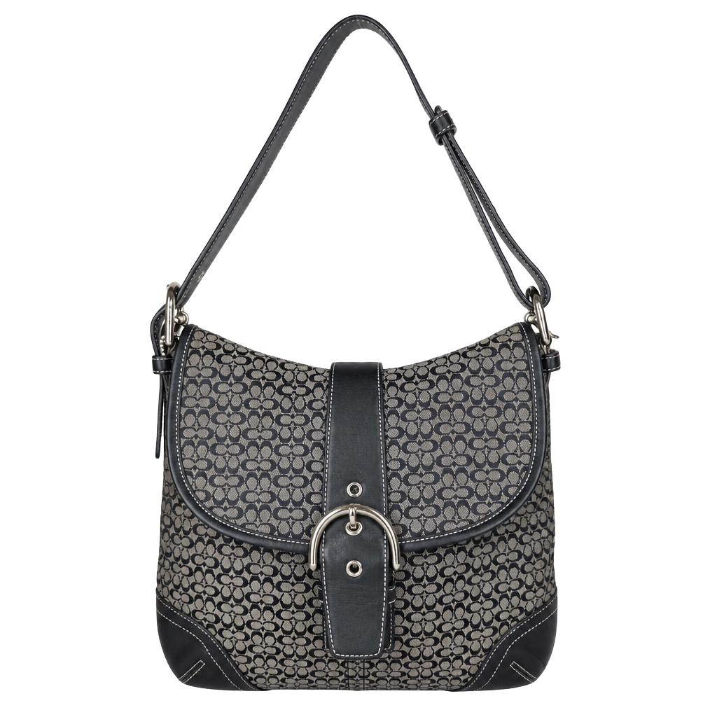 Coach Soho Signature Canvas Shoulder Bag 1