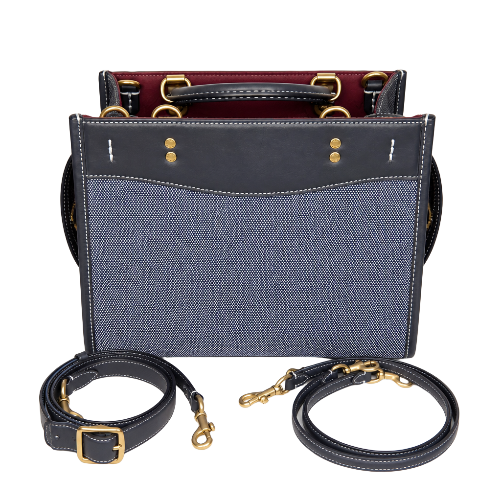 Coach Rogue 25 Crossbody Bag Navy Blue 1