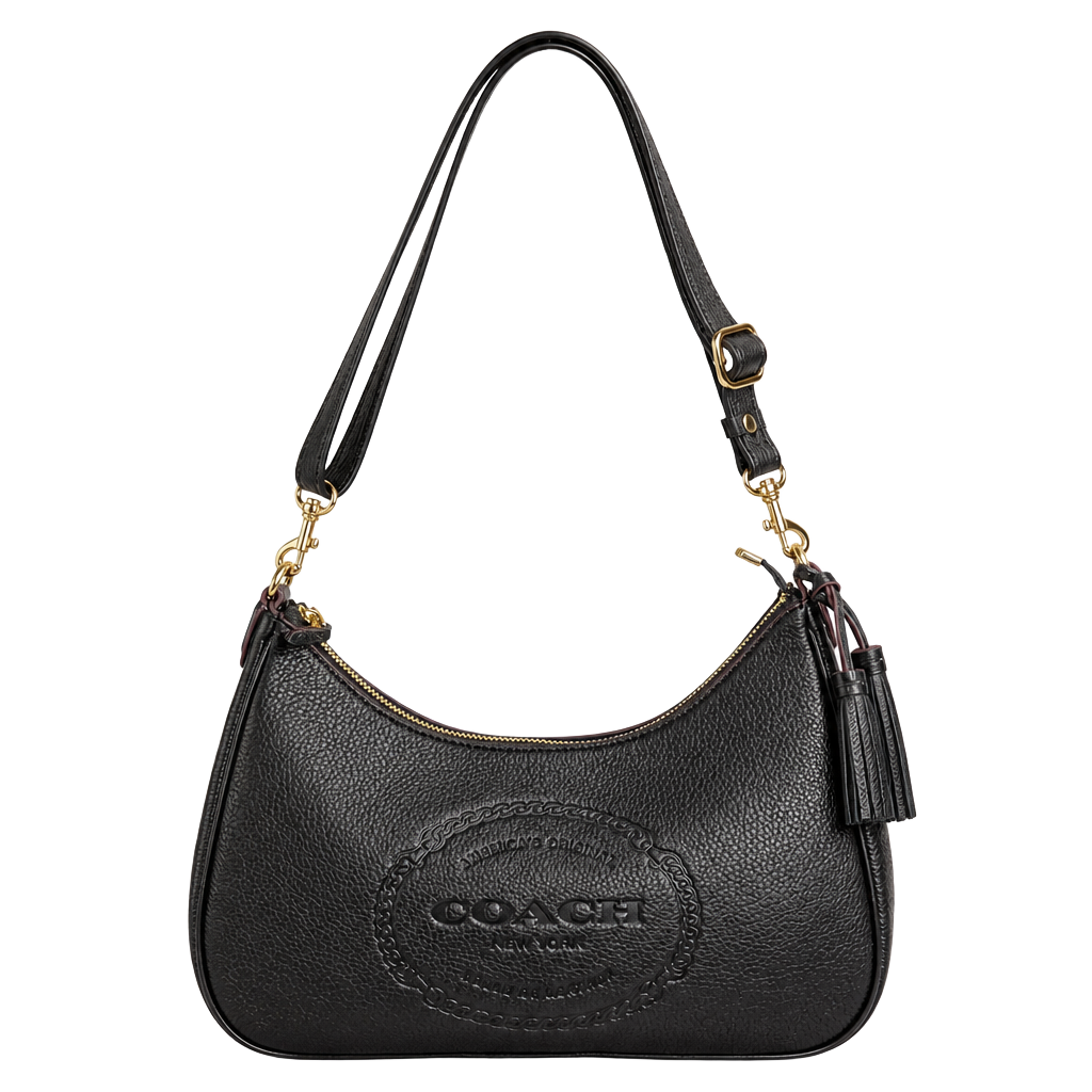 Coach Teri Hobo - Black shoulder/crossbody bag
1