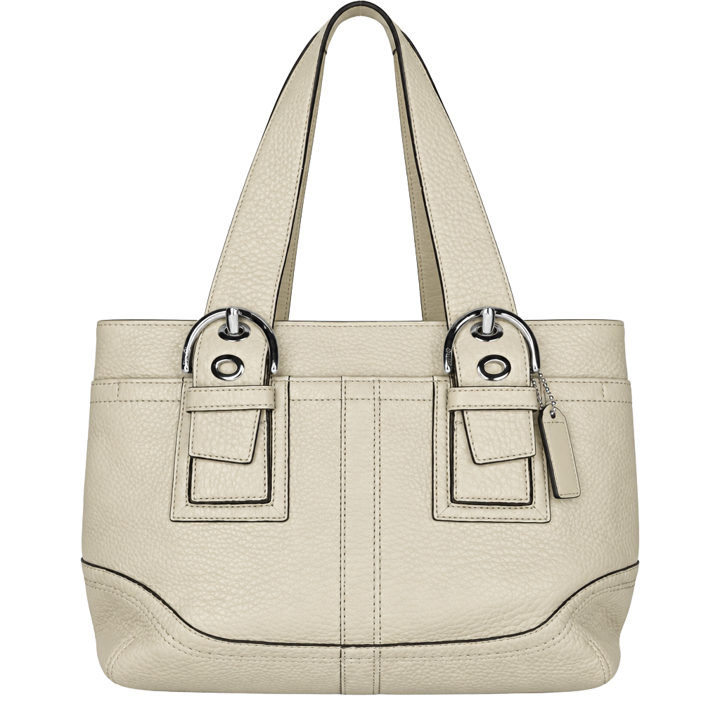 Coach Soft Pebble Hampton SoHo Leather Tote F10911 1