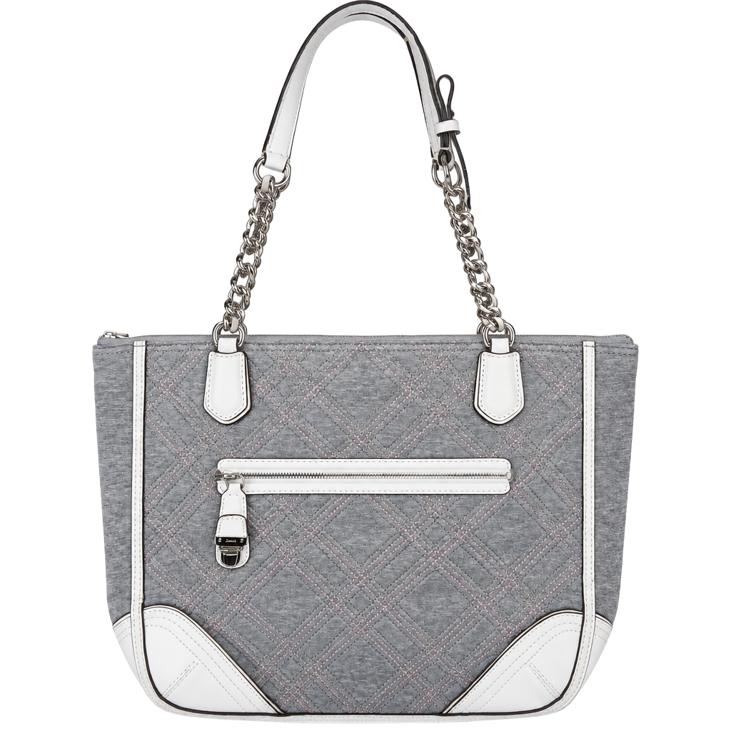 Coach Poppy Quilted Jersey Small Chain Tote Shoulder Bag 1