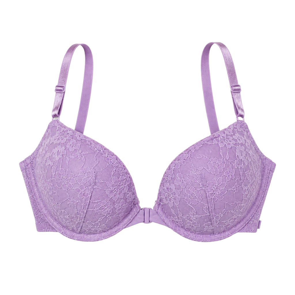 36C Purple DaisyLace FrontClose T ExtremeLift Victorias Secret Plunge PU UW Bra 1