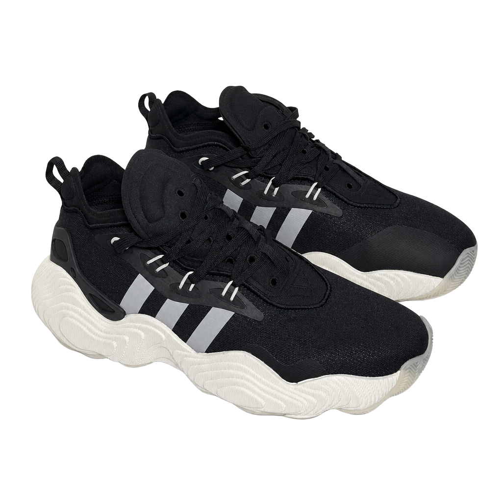 adidas Trae Young 3 Core Black Cloud White 1