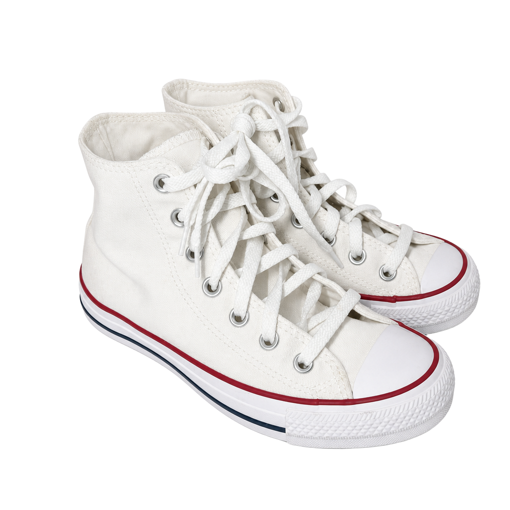 Converse Chuck Taylor All Star High Top Sneakers in Optical White 4 Men 1