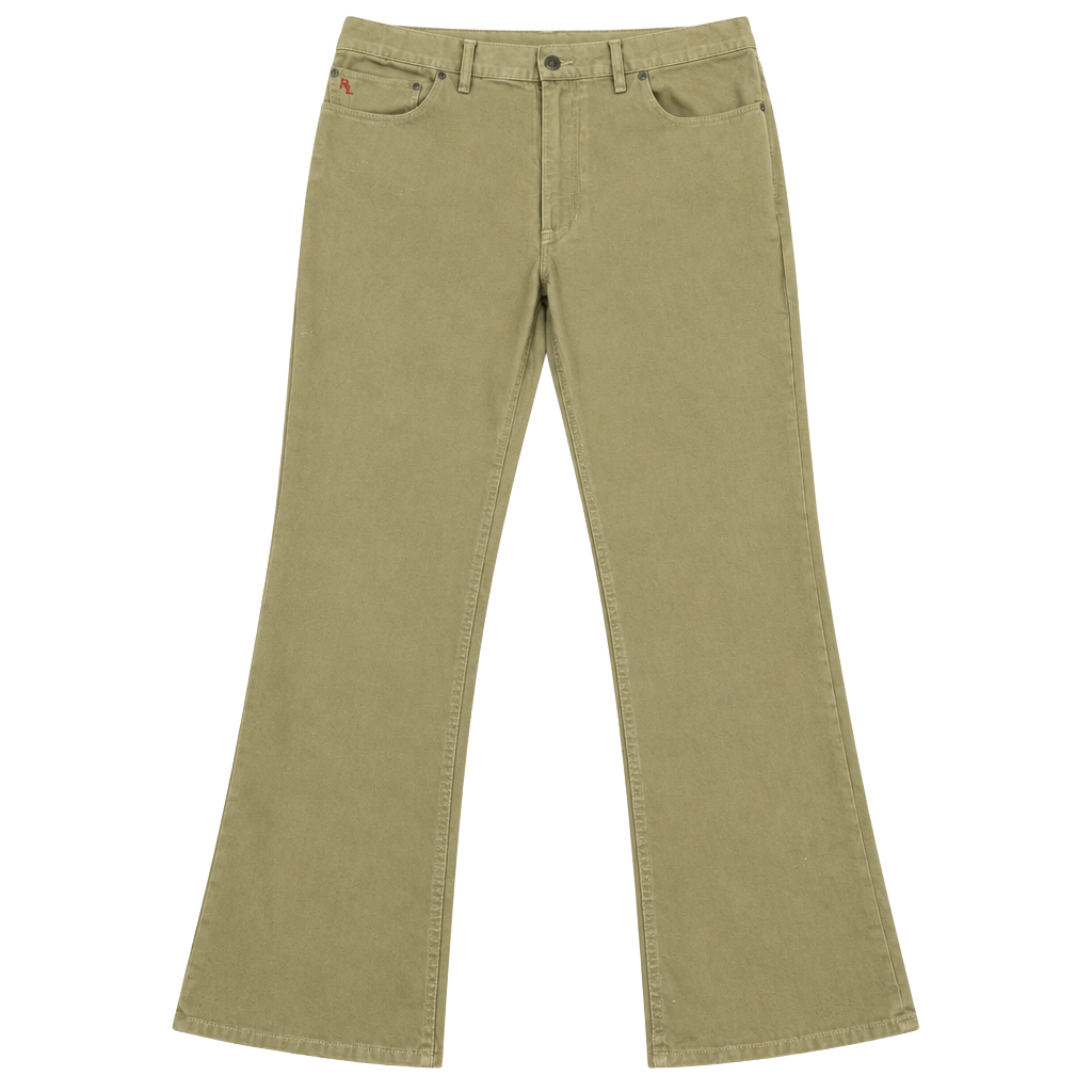 Polo Ralph Lauren Straight Pants 40x32 Tan Cotton dungarees style 1