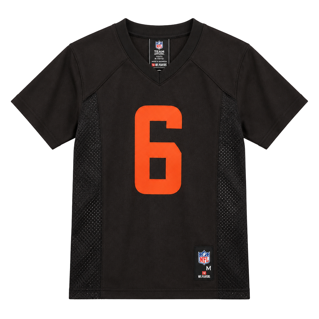 NFL Team Apparel Baker Mayfield Cleveland Browns Jersey Size M Youth 10/12 1