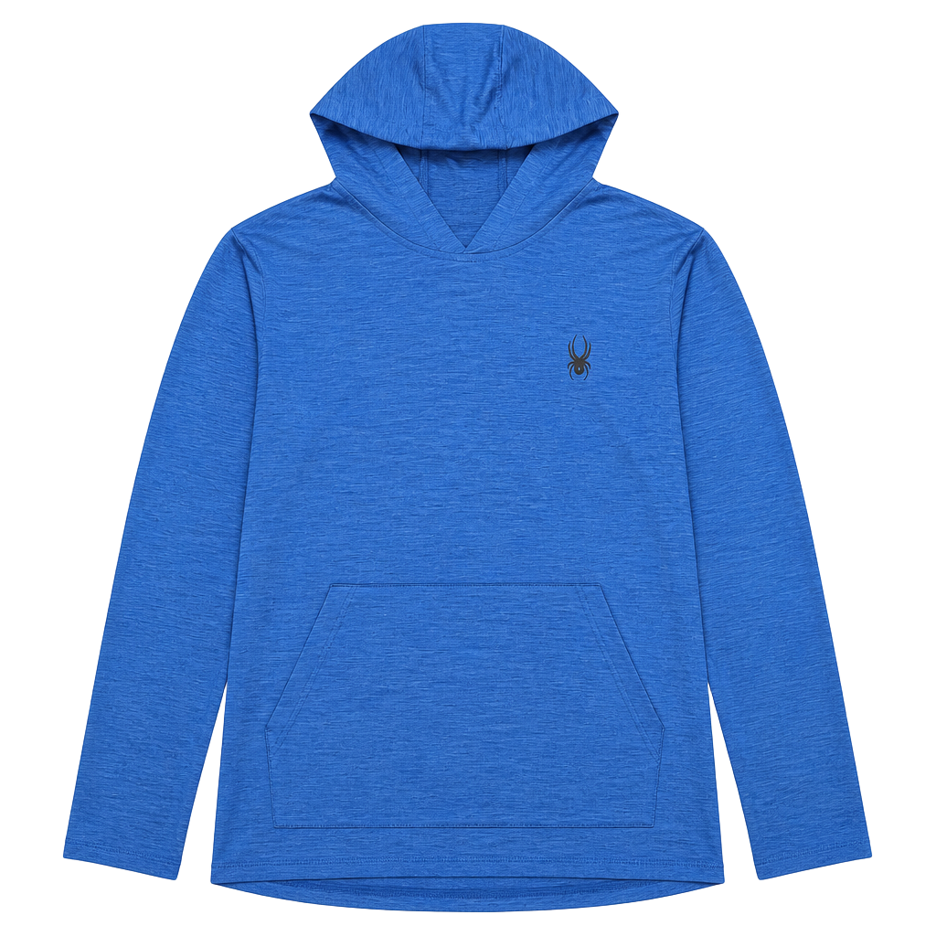 Spyder Active Men's Blue Performance Lightweight Stretch Hoodie XL 1