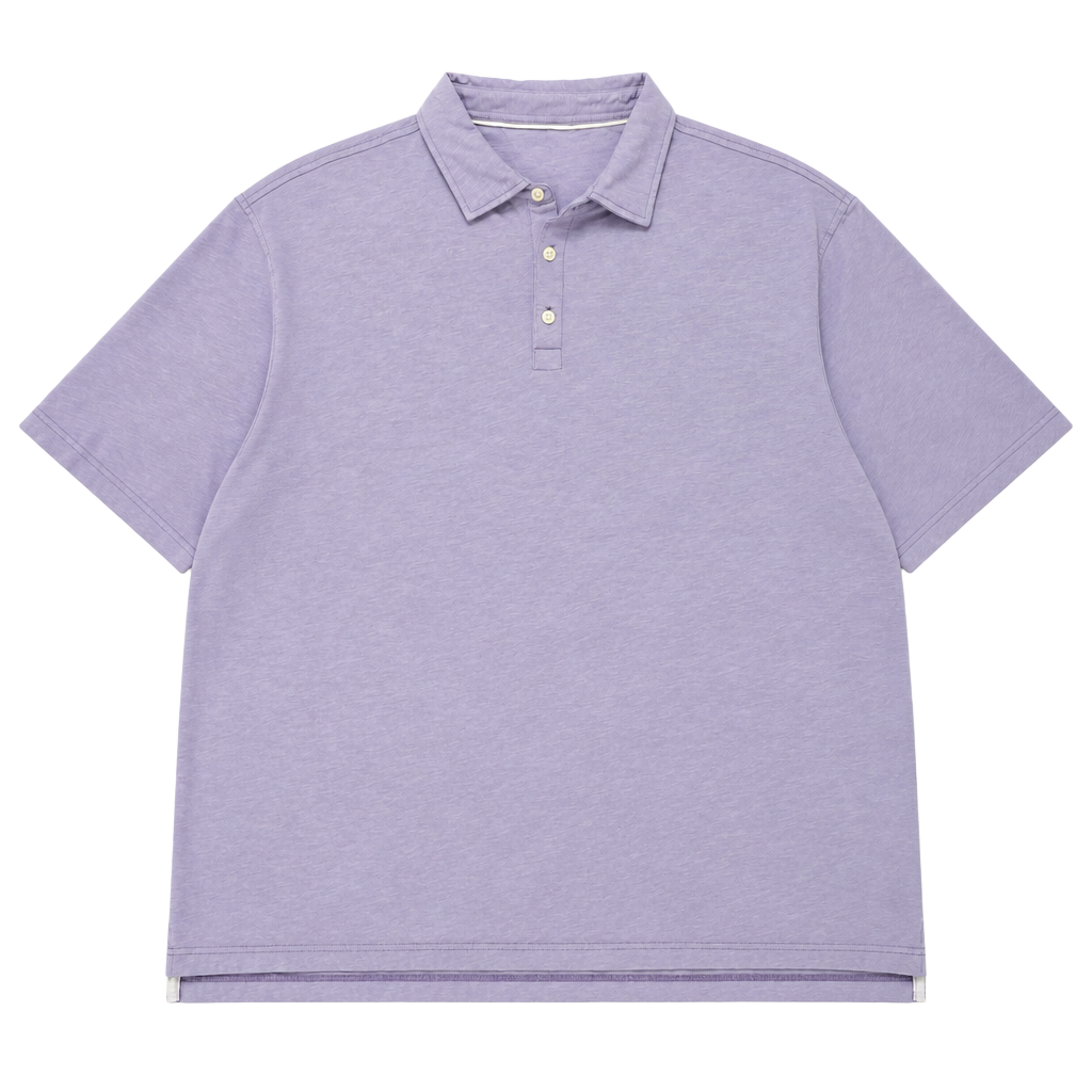 Peter Millar Crown Soft Lavender Pima Cotton Silk Polo Shirt XXL 1