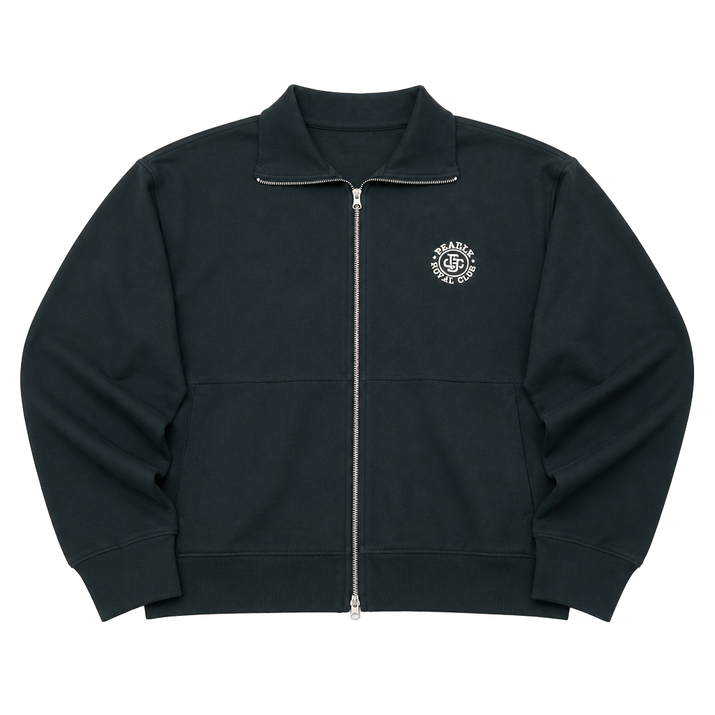 Topten Reader Royal Club Dark Green Full-Zip Sweatshirt Jacket 1