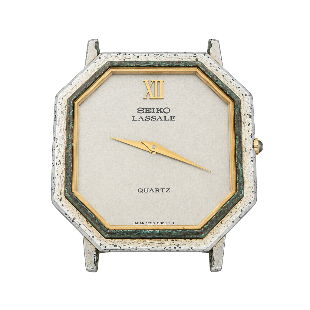 Seiko Lassale 9300-5249 Octagonal Quartz Watch Case Only 1