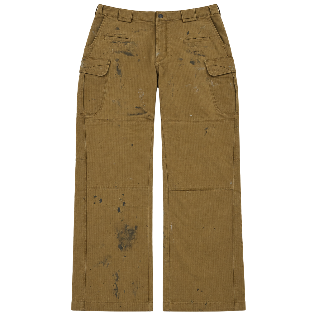5.11 Tactical Cargo Pants 34x32 Brown Ripstop WorkWear Utility Heavy Distressed 1