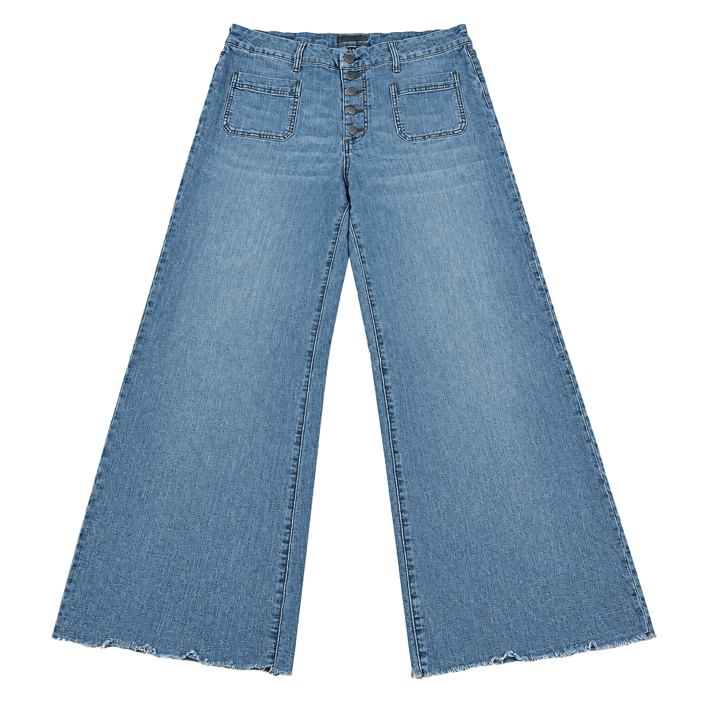 Kut From The Kloth Meg High Rise Wide Leg Jeans Size 14 1