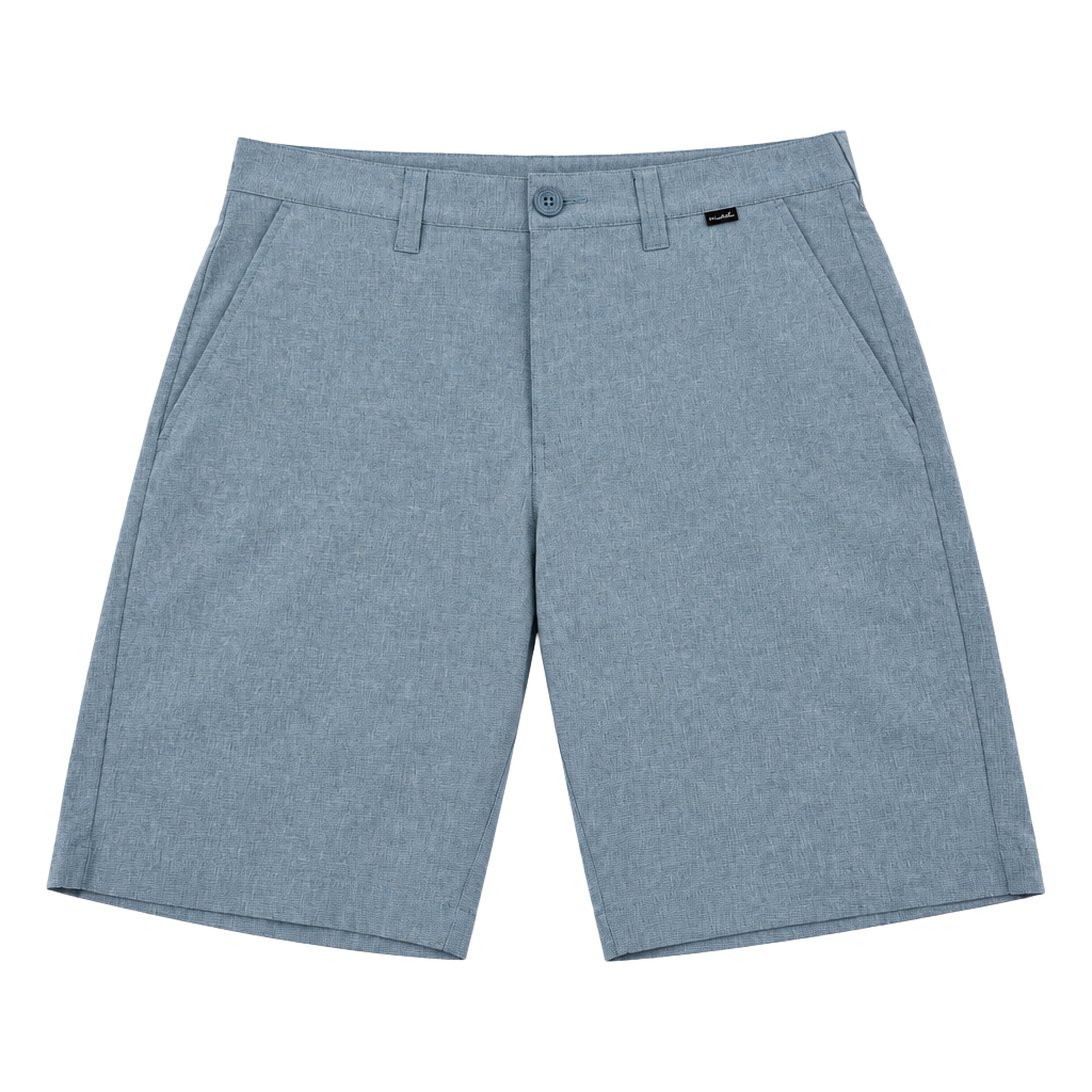 TravisMathew Performance Golf Shorts Blue Stretch 1