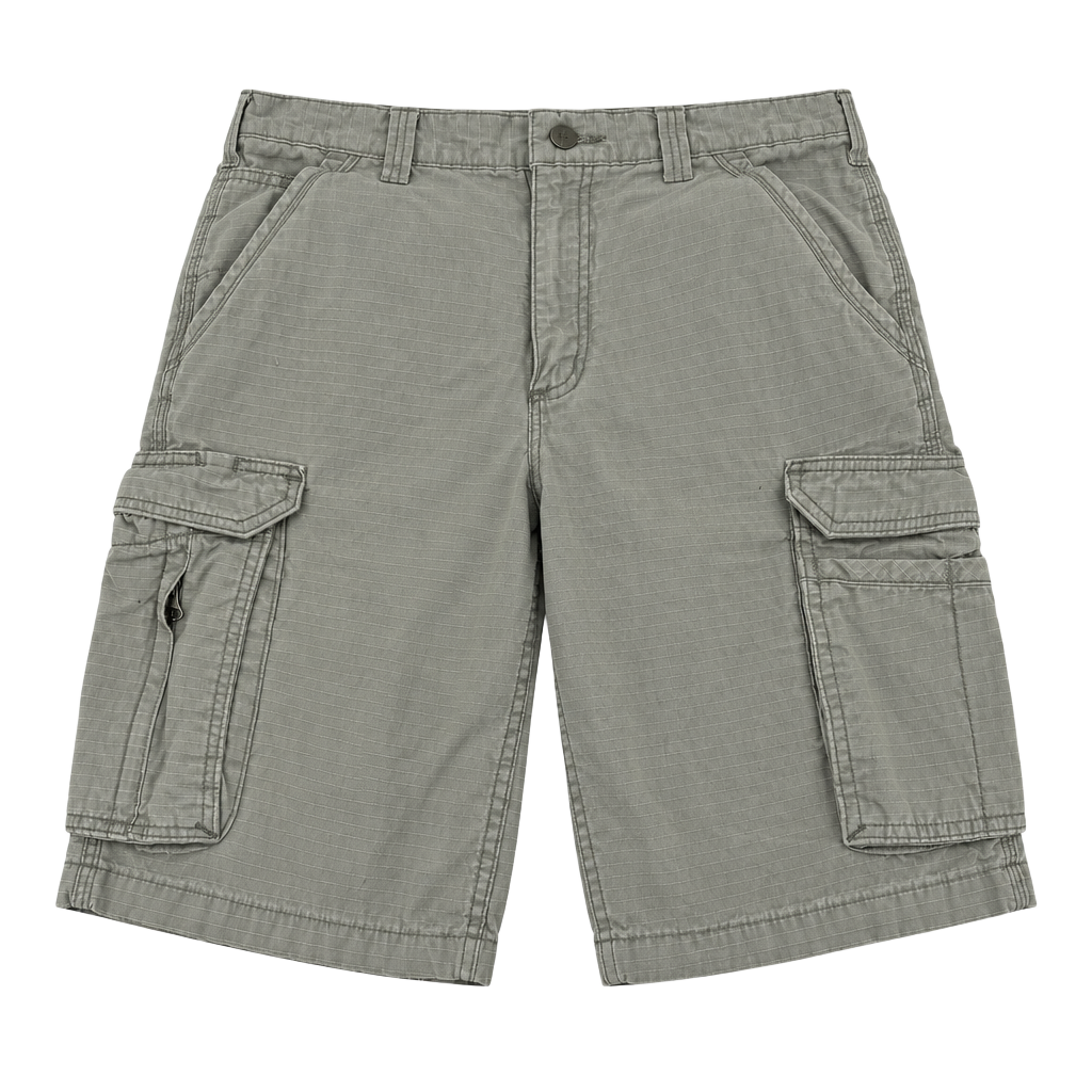 Carhartt Force Relaxed Fit Cargo Shorts Size 32 Gray Ripstop 1