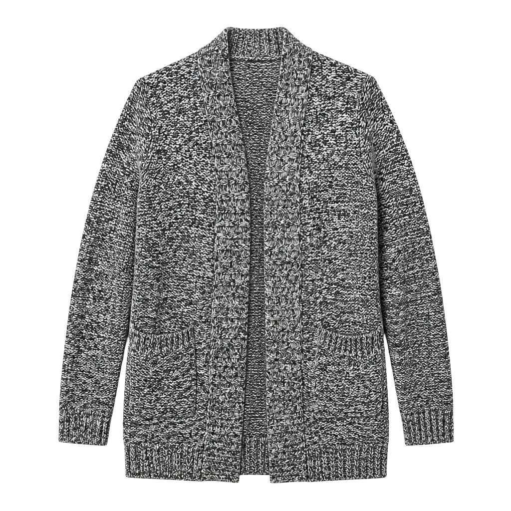 Hollister Pacific Merchants 1922 Marled Open Front Cardigan Sweater Size S 1