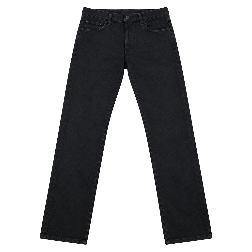 AG Adriano Goldschmied The Graduate Tailored Leg Jeans Black Denim 1