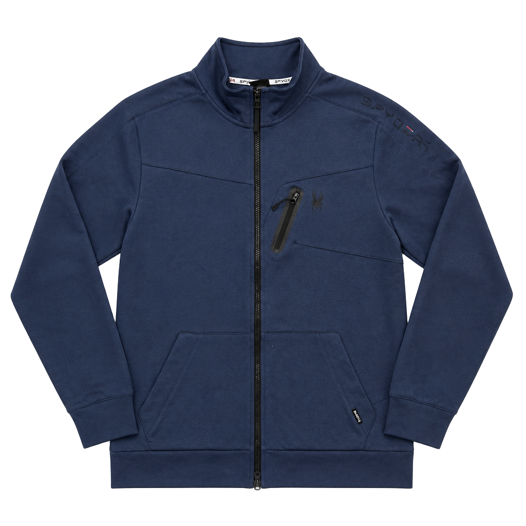 Spyder Active ProWeb Men's Navy Blue Full-Zip Jacket 1