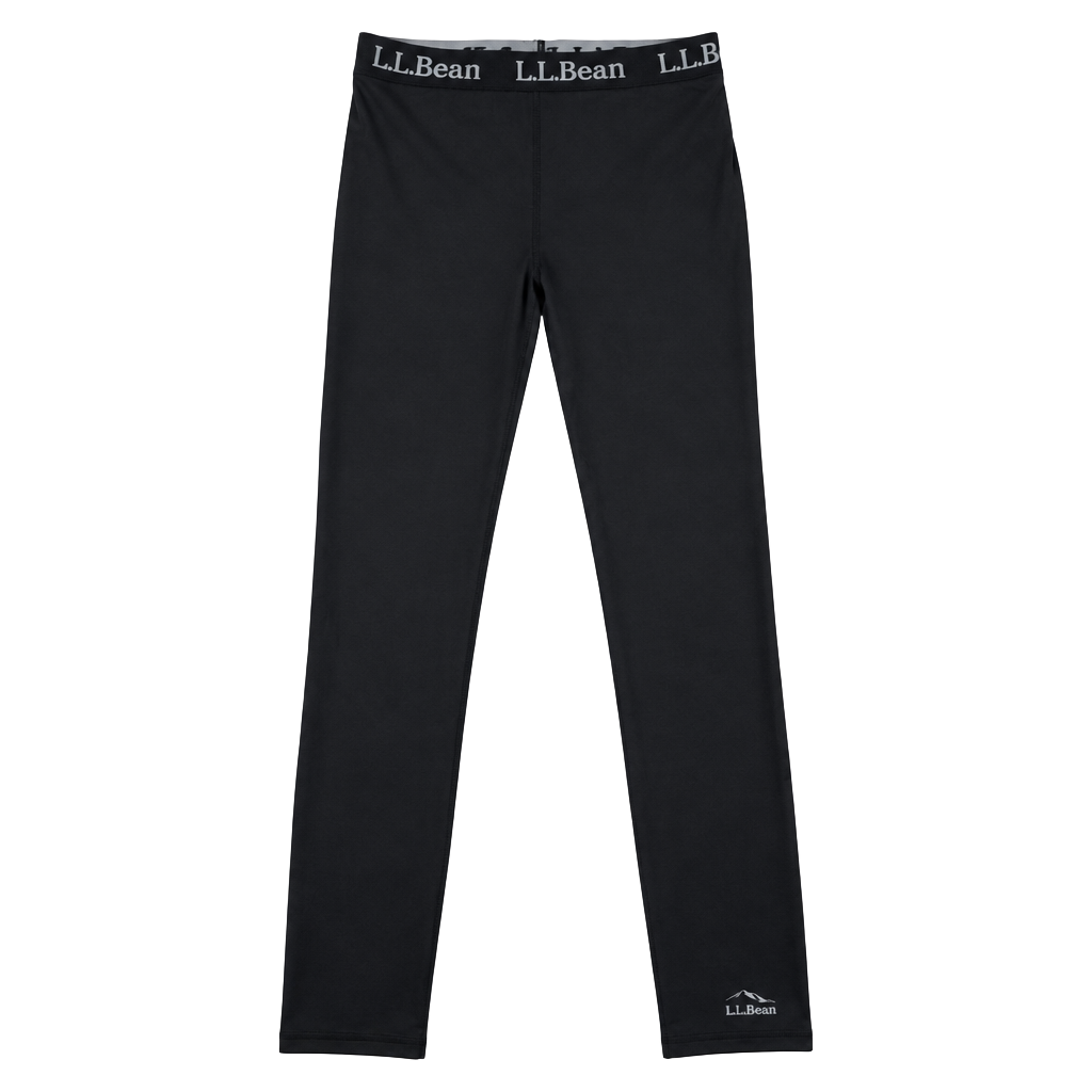 L.L.Bean Base Layer Leggings Black 1