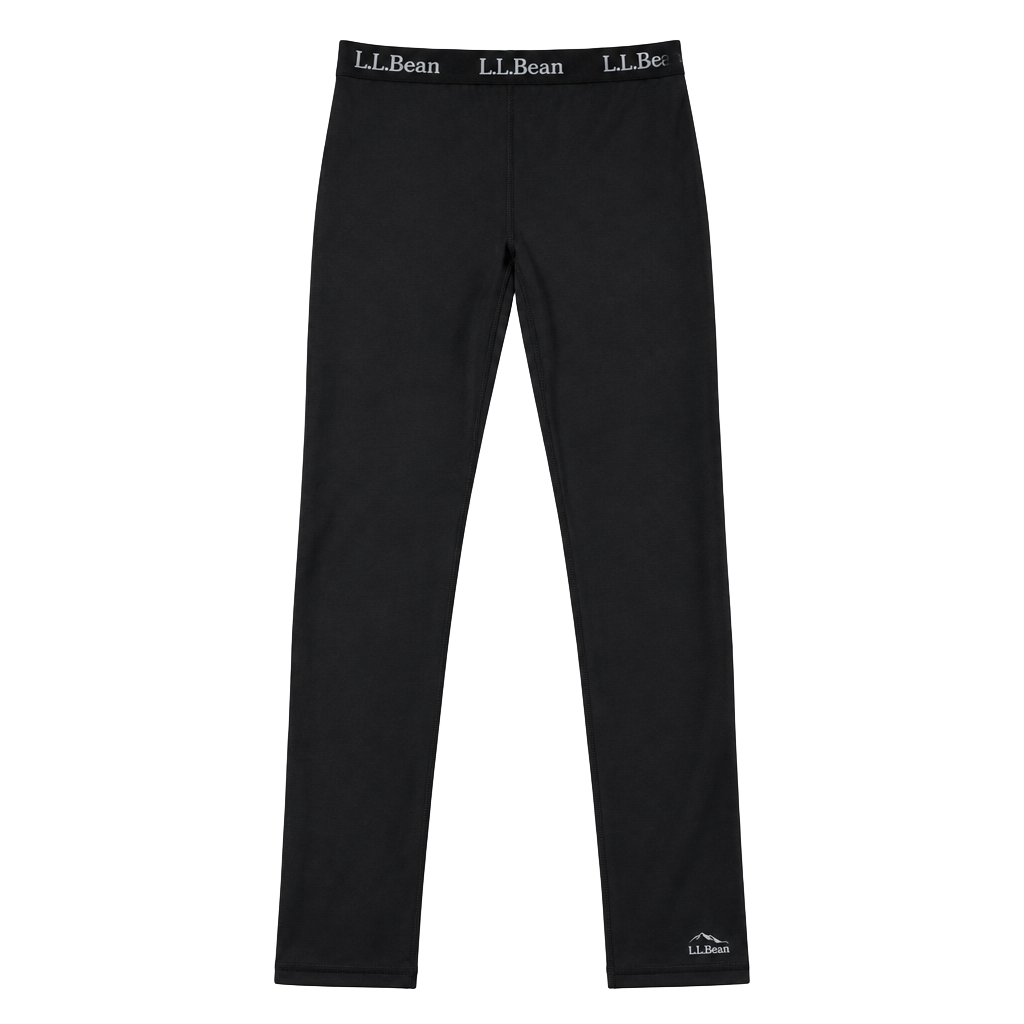 L.L.Bean Athletic Base Layer Leggings Black 1