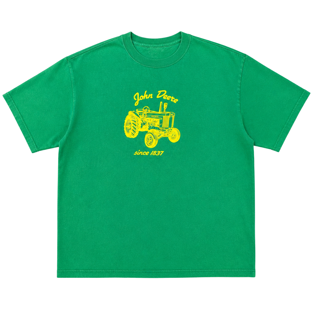 Vintage John Deere Model 620 Tractor Graphic T-Shirt XL 1