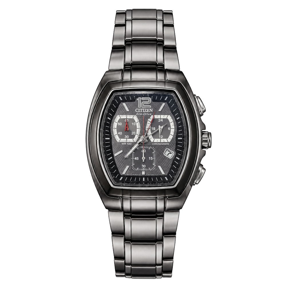 Citizen Eco-Drive Largo Chronograph Stainless Steel Men's Watch 1
