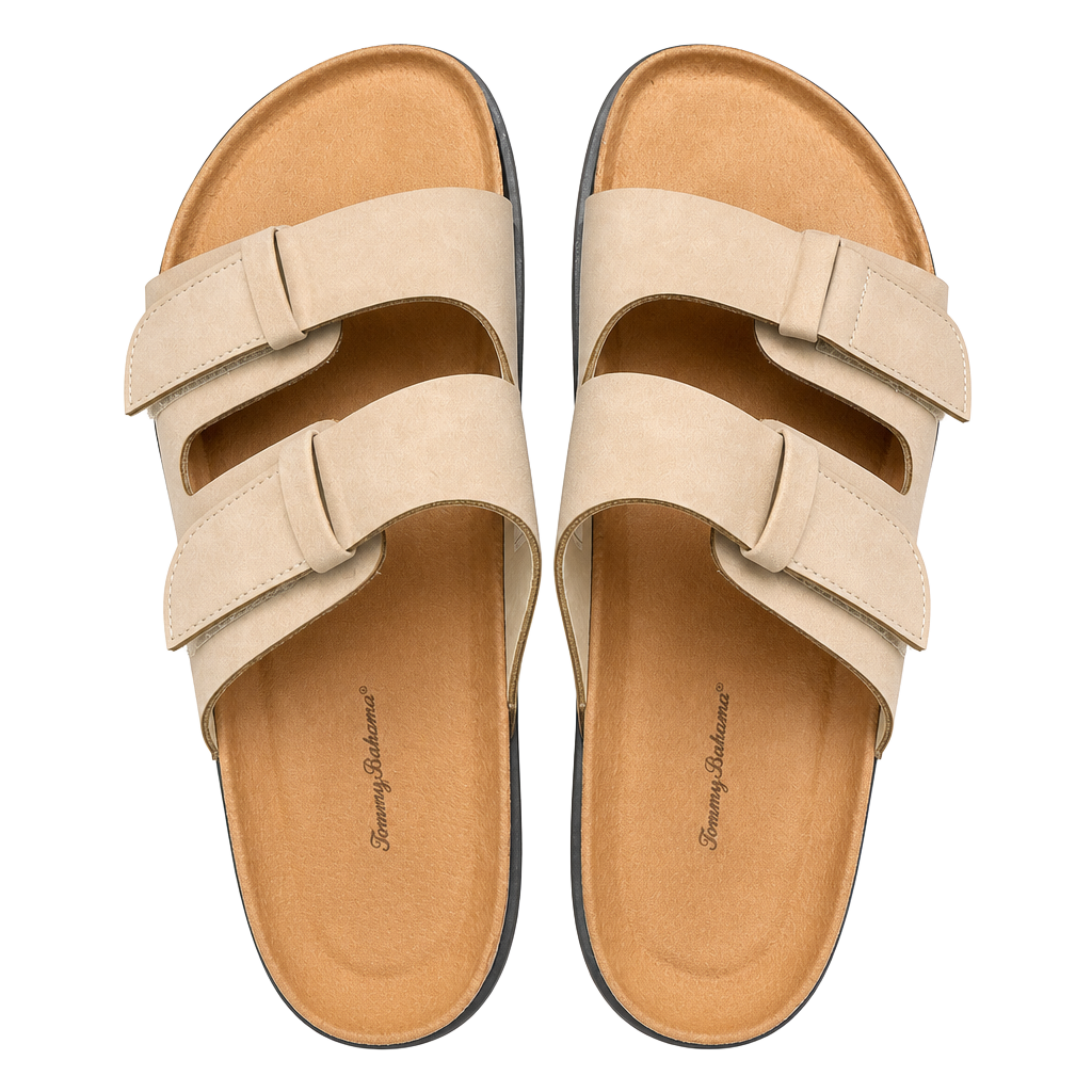 Tommy Bahama TBF Men's Two Strap Slide Sandals 1