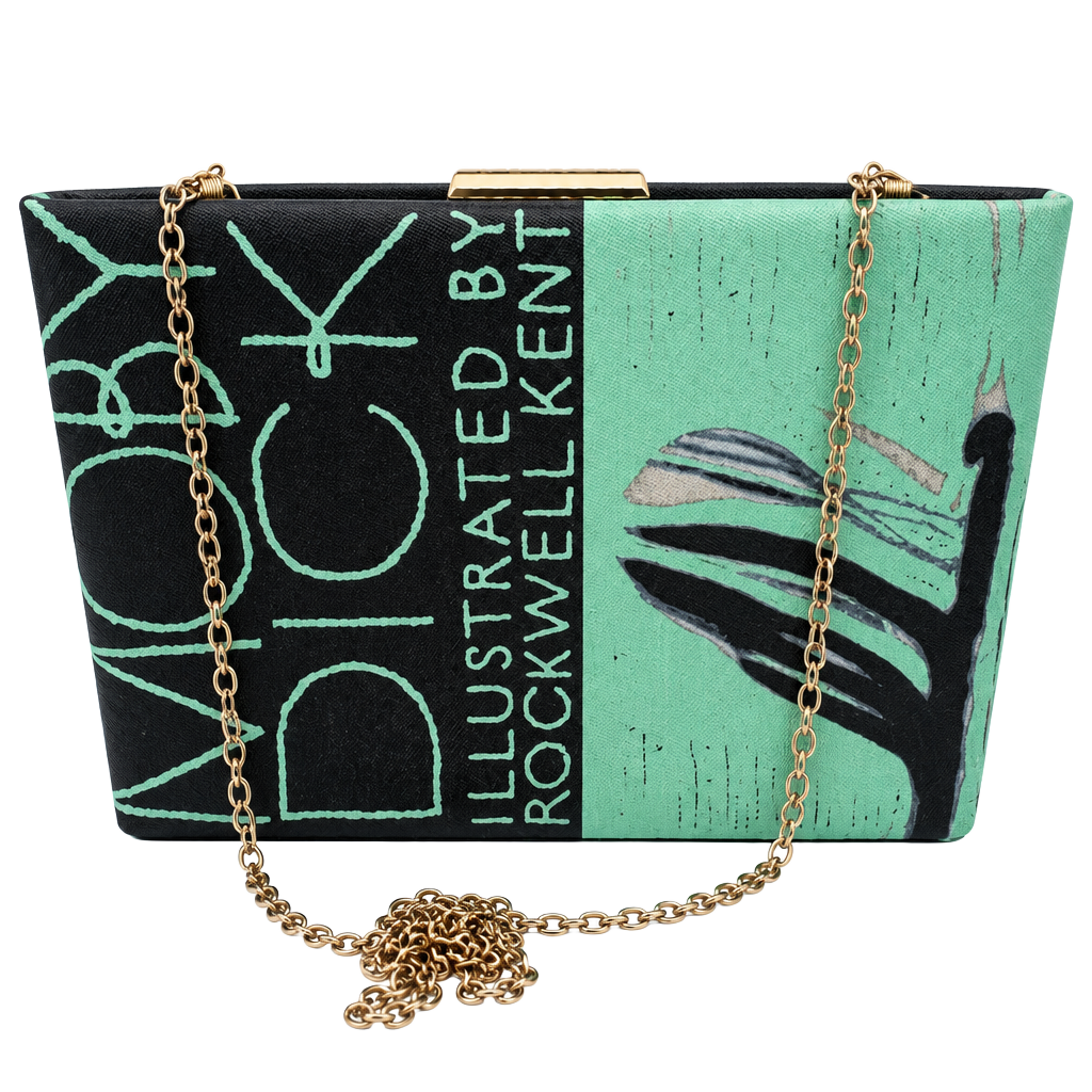 3 AM Forever Moby Dick Book Clutch Crossbody Bag NWT 1