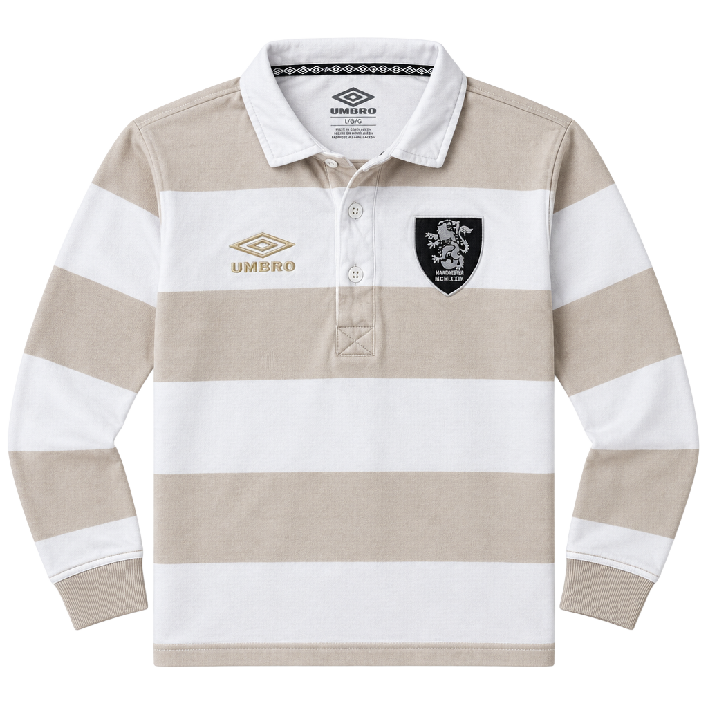 Umbro Manchester Long Sleeve Rugby Shirt L 1