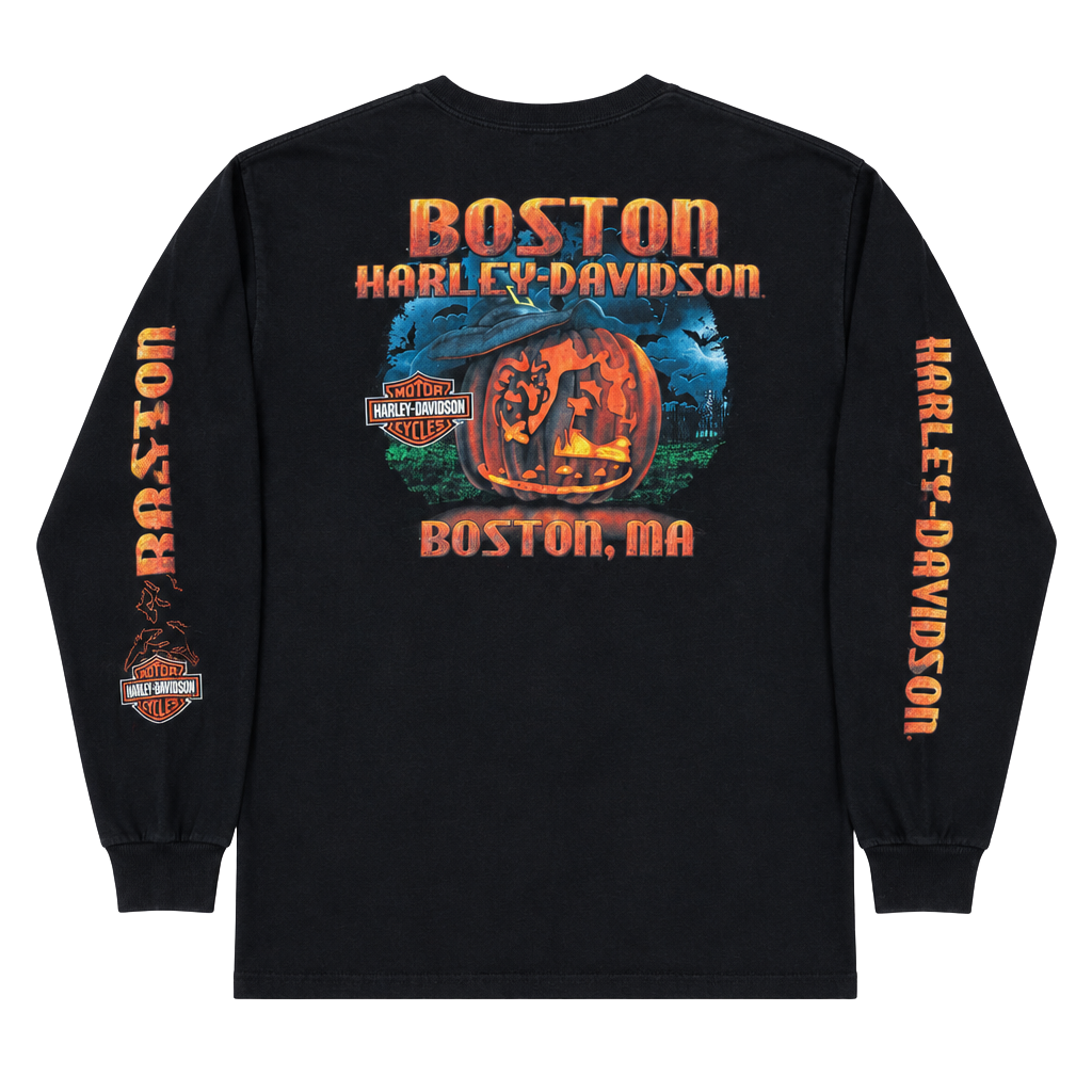 Harley-Davidson Boston Long Sleeve T-Shirt Black 1