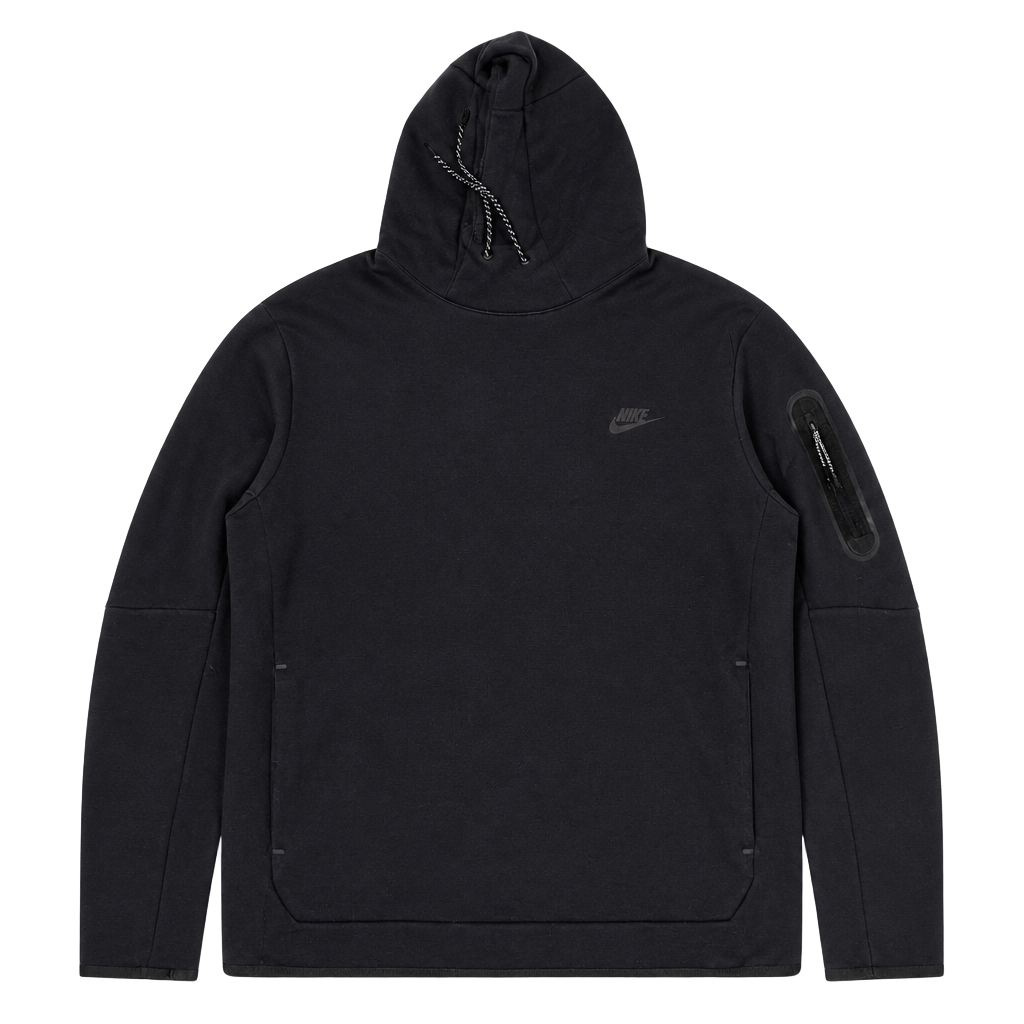 Nike Sportswear Tech Fleece Pullover Hoodie Triple Black 1