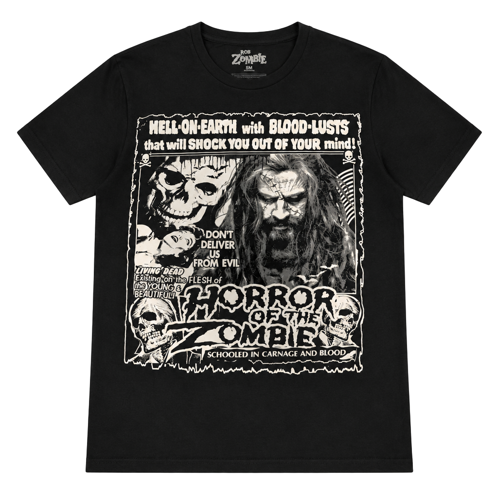 Rob Zombie Horror of the Zombie T-Shirt Size SM Black 1