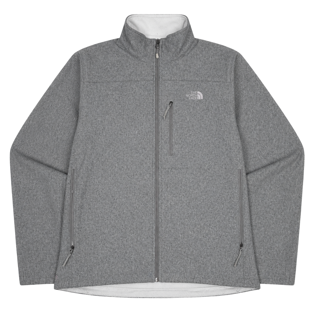 The North Face Men's Apex Bionic Soft Shell Jacket Heather Grey XL 1