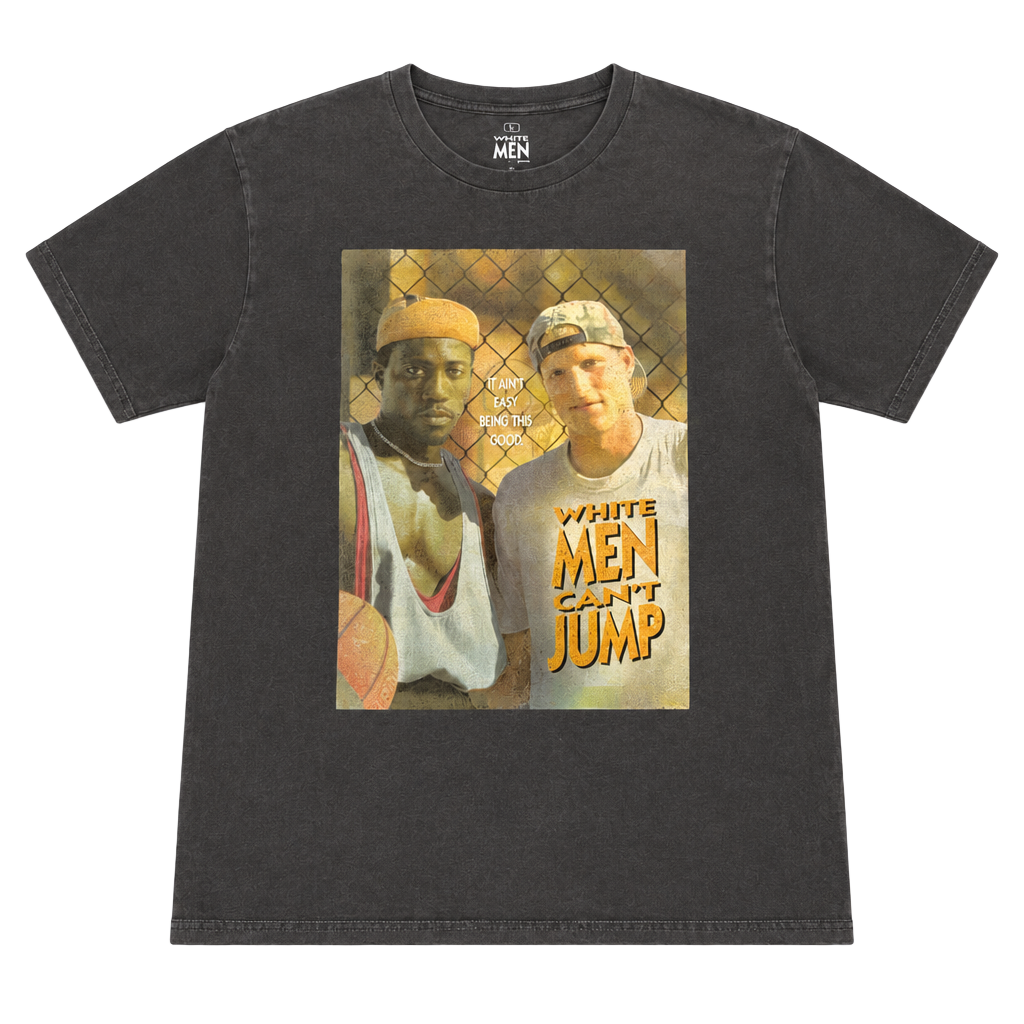 Ripple Junction White Men Can't Jump Movie T-Shirt Size L Black Graphic 1