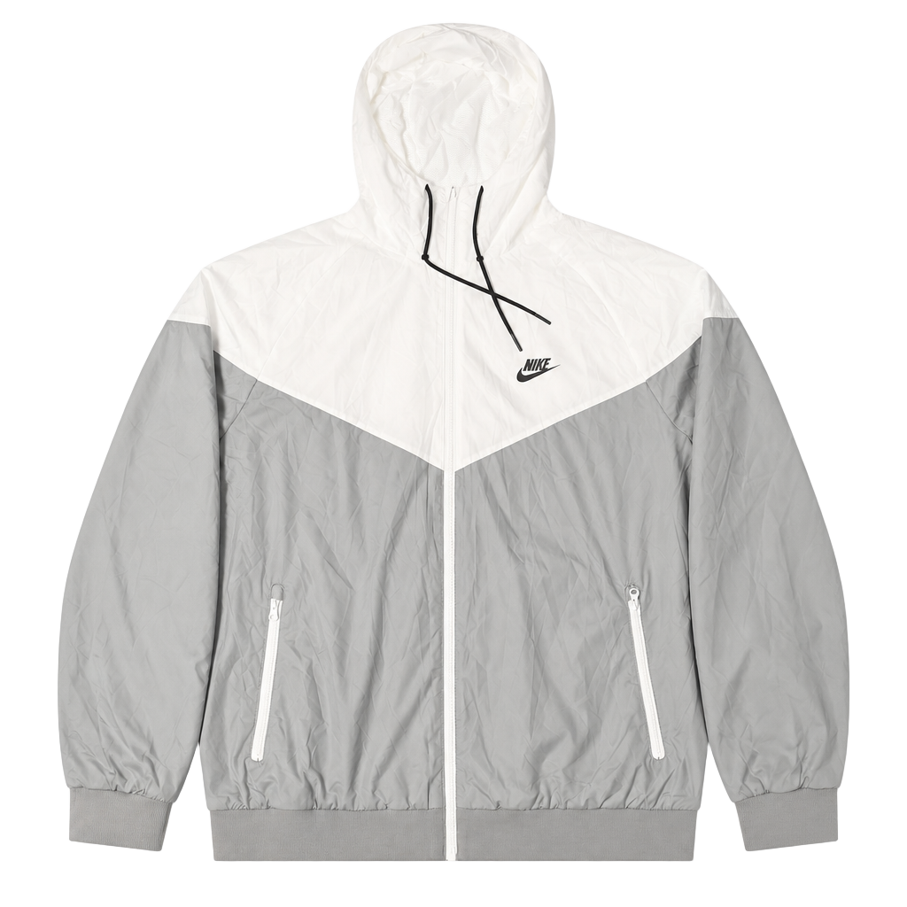 Nike Sportswear Windrunner Hooded Jacket Gray White XL 1