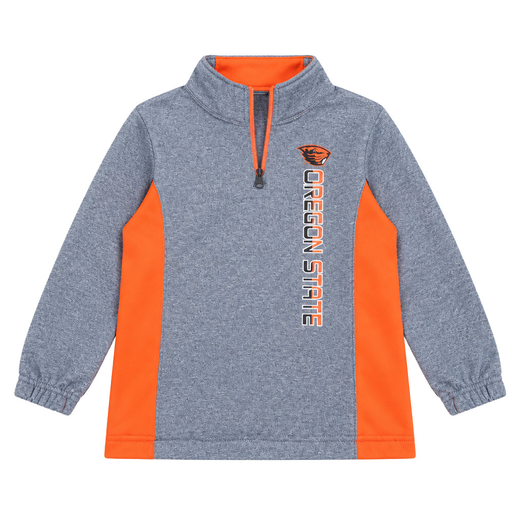 (551) Rivalry Threads Oregon State University Quarter Zip Size 2T 1