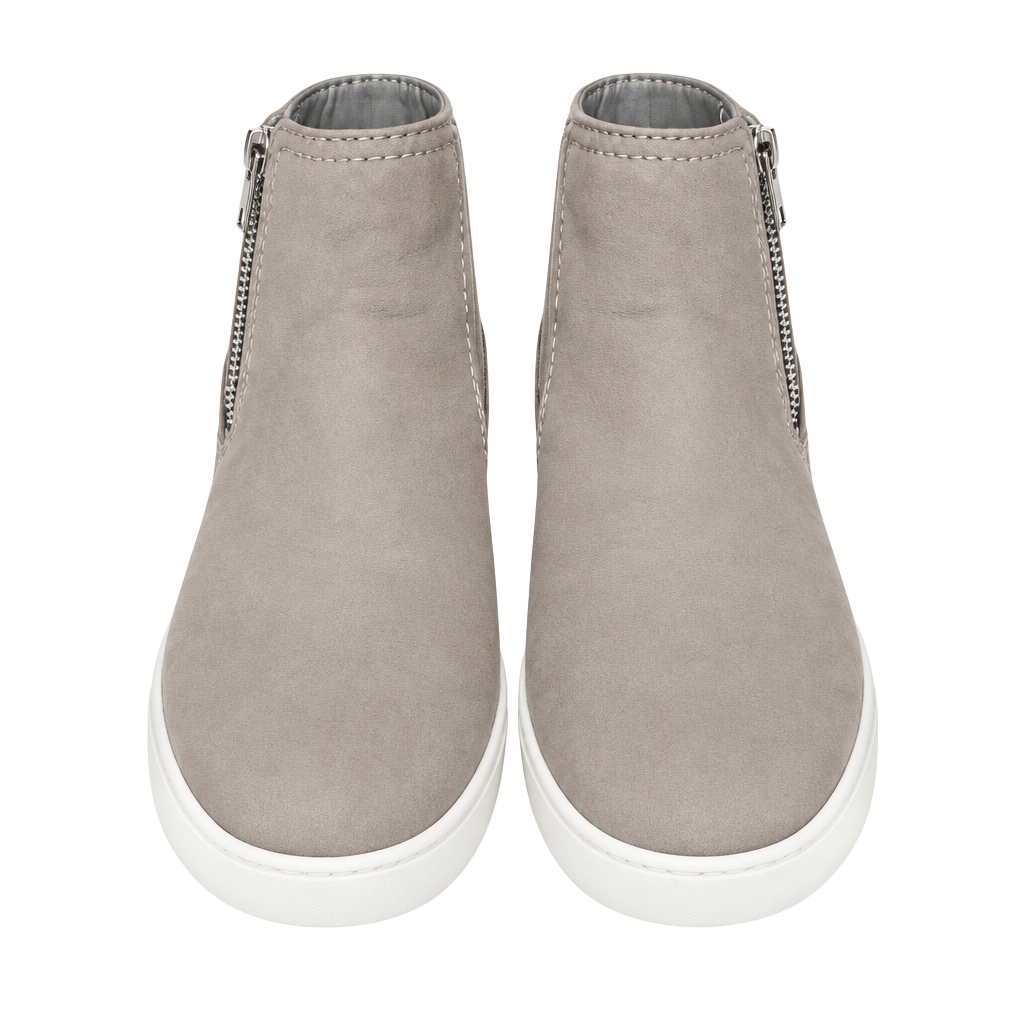 Naturalizer Miranda Size 5M Grey Leather Booties 1