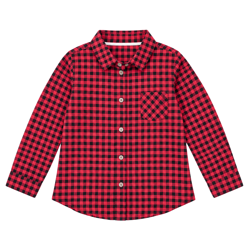 Carter's Buffalo Plaid Shirt Size 18m 1