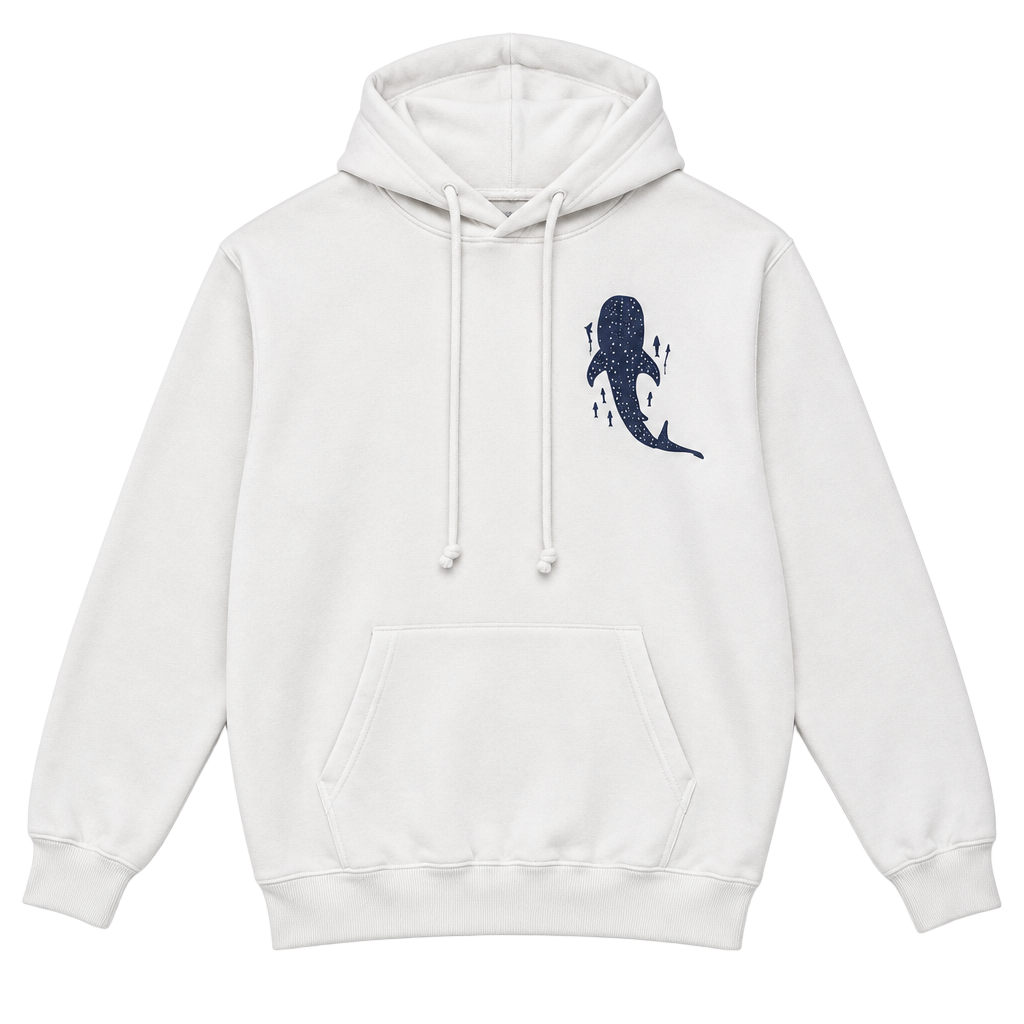 (578) Zuni Sportwear Isaiah 43:2 Shark Hoodie Size S 1