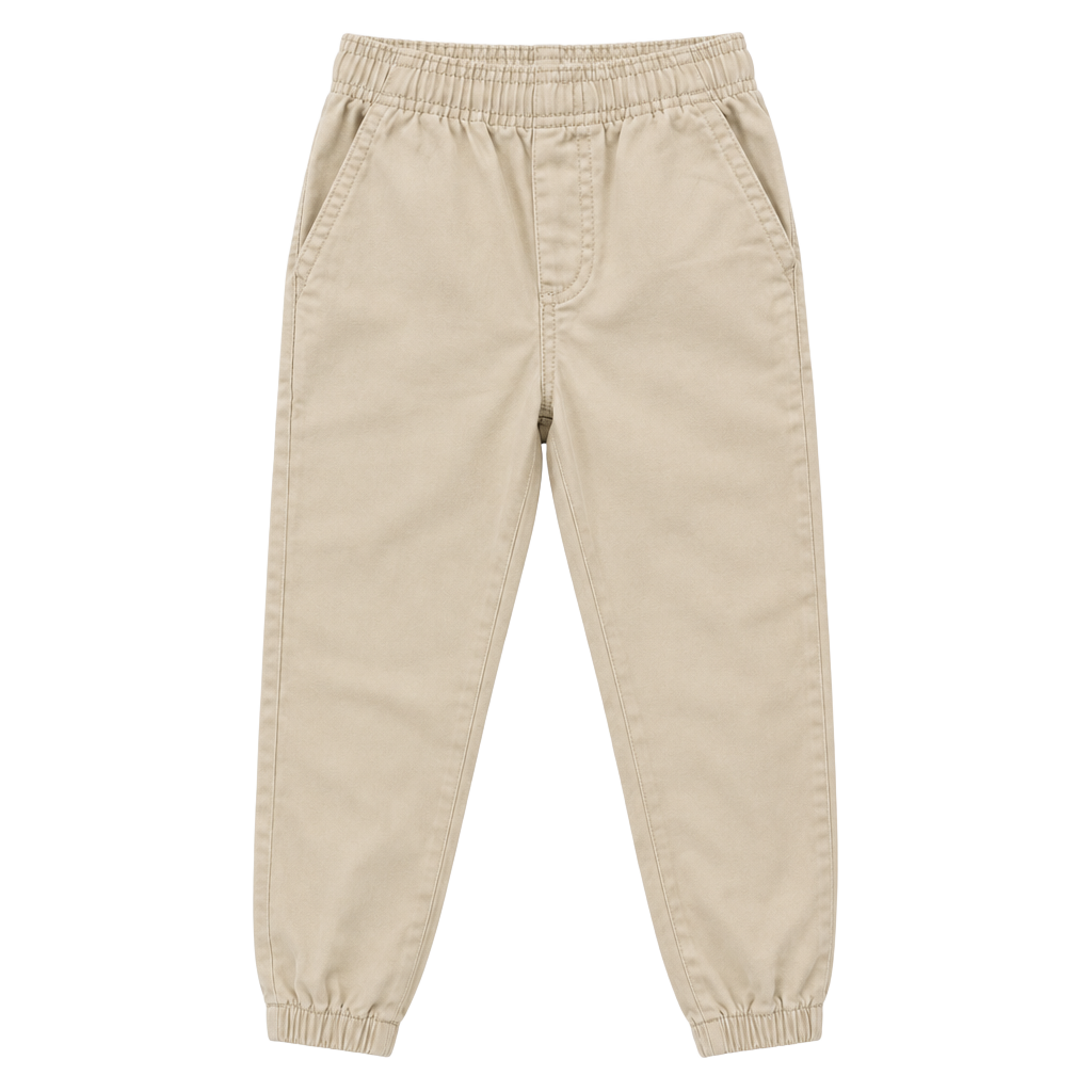 (500) Kids Headquarters Pants Size 3T Tan Khaki Pull-On 1