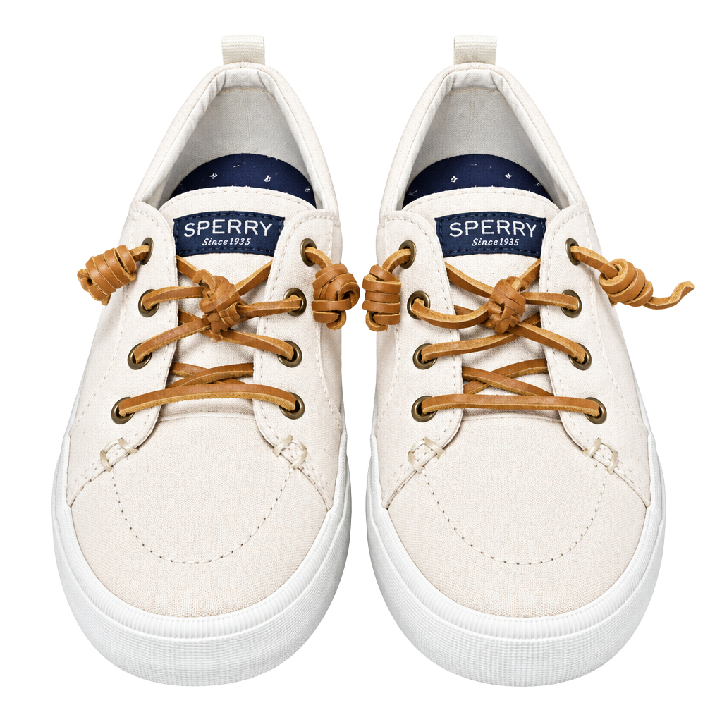 Sperry Venice Boat Sneaker Size 5 Cream Canvas 1