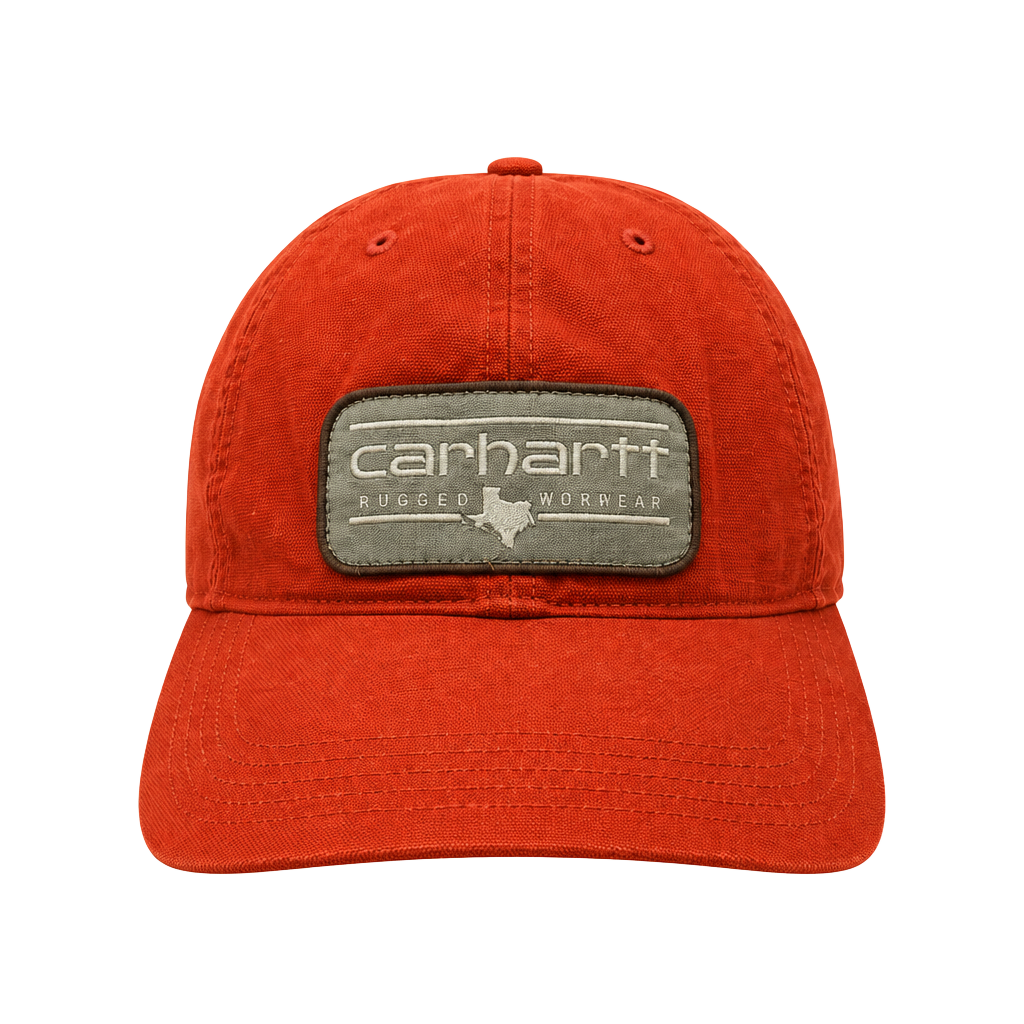 Carhartt Force Texas Canvas Patch Hat Orange 1