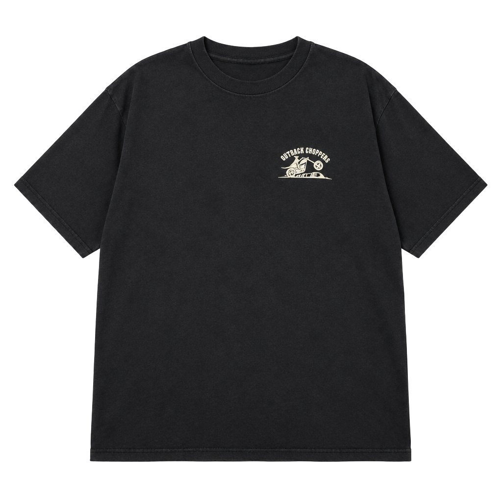 Fruit of the Loom Outback Choppers T-Shirt 2XL Black 1
