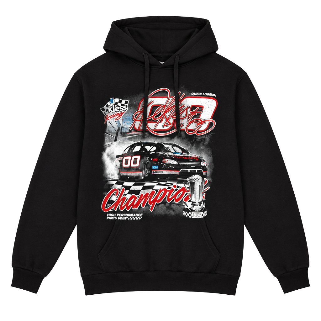 Young & Reckless Racing Hoodie XX-Large Black Graphic Pullover 1