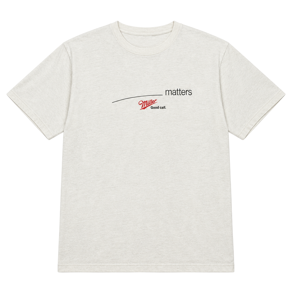 Fruit of the Loom Miller Good Call T-Shirt XL White 1