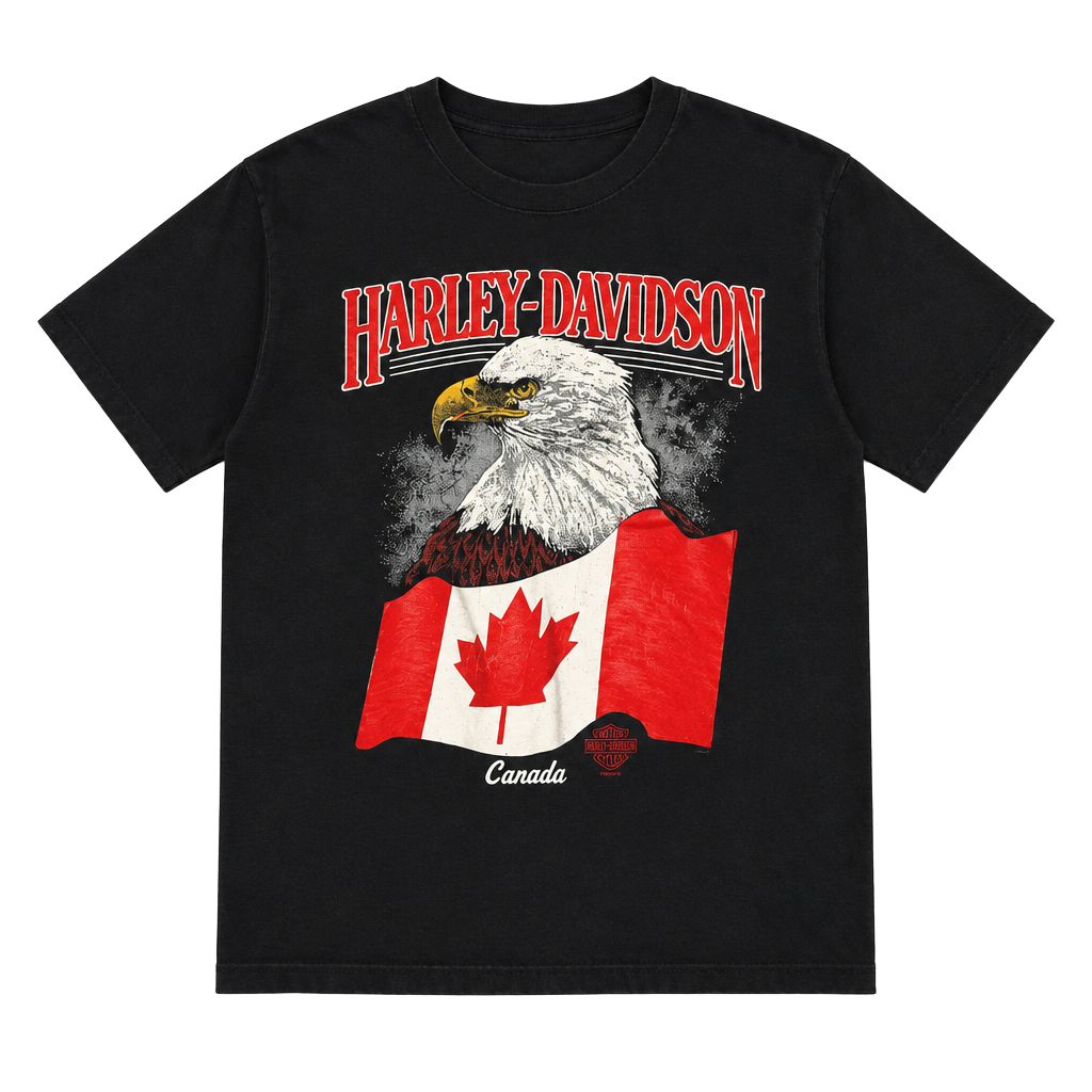 Harley-Davidson Niagara Falls Canada T-Shirt Size SM Black 1