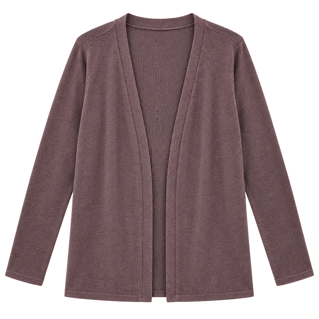 Maurices Cardigan Size M Purple Open Front Sweater 1