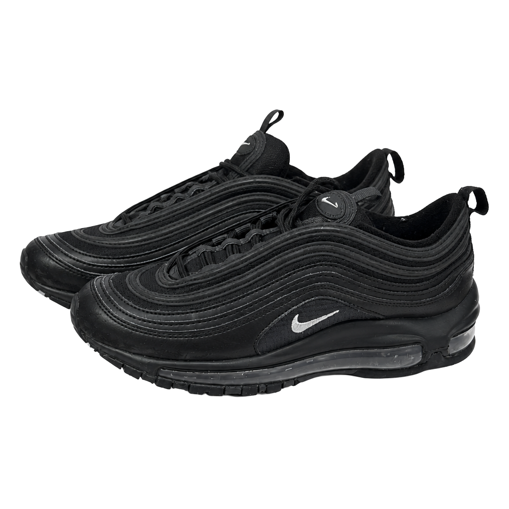 Nike Air Max 97 (GS) Size 5y Triple Black 921522-011 Shoes 1