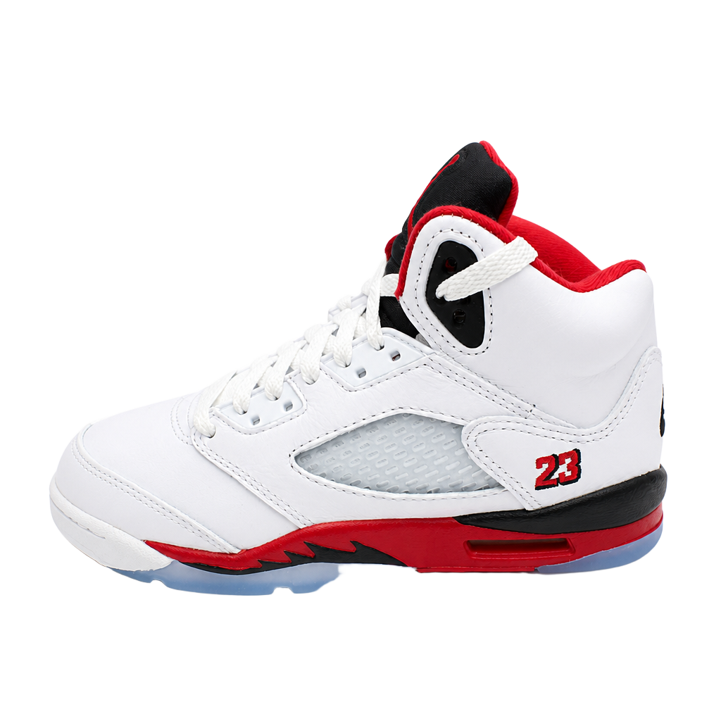 Jordan Air Jordan 5 Retro Fire Red Black Tongue GS 3.5 Y 1