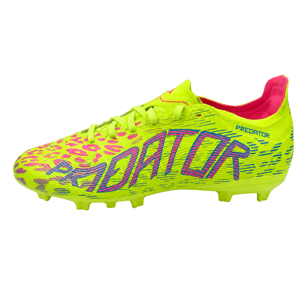 Adidas Predator League FG Soccer Cleats Solar Yellow/Black/Pink Size 7.5 1